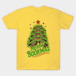 Bookish Ugly Christmas. Ugly Christmas Tree. T-Shirt